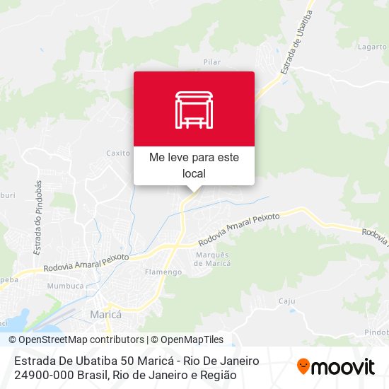 Estrada De Ubatiba 50 Maricá - Rio De Janeiro 24900-000 Brasil mapa