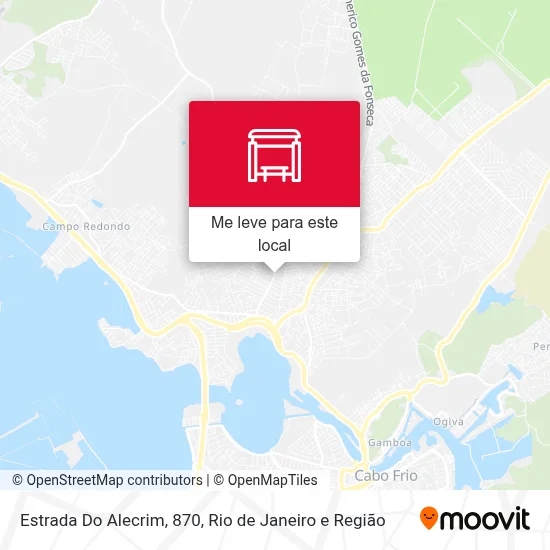 Estrada Do Alecrim, 870 mapa