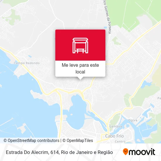 Estrada Do Alecrim, 614 mapa