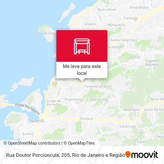 Rua Doutor Porciúncula, 205 mapa