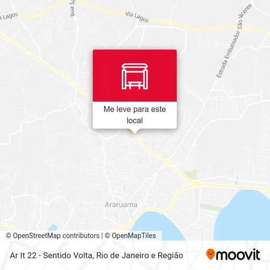 Ar It 22 - Sentido Volta mapa