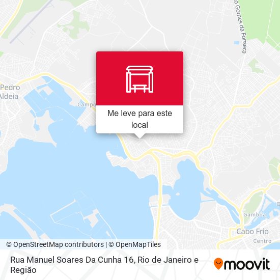 Rua Manuel Soares Da Cunha 16 mapa