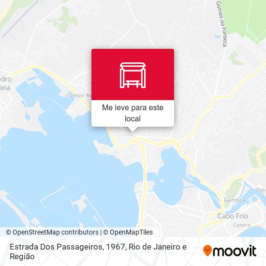 Estrada Dos Passageiros, 1967 mapa