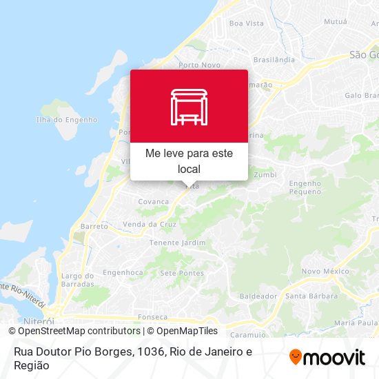 Rua Doutor Pio Borges, 1036 mapa