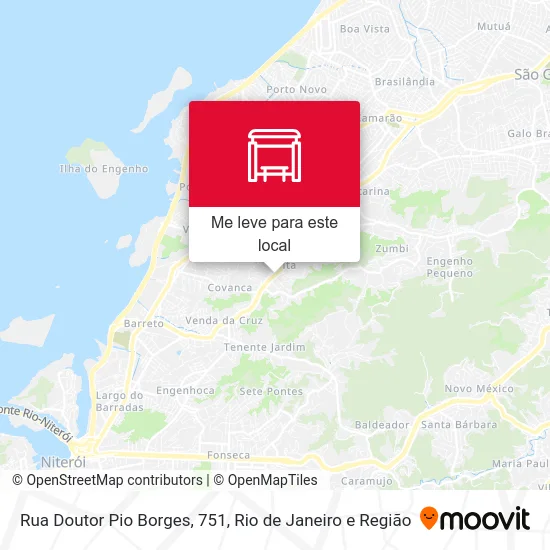 Rua Doutor Pio Borges, 751 mapa