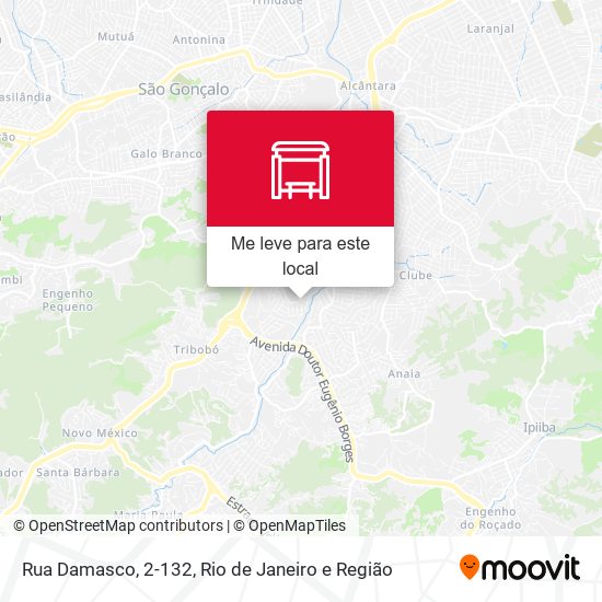 Rua Damasco, 2-132 mapa