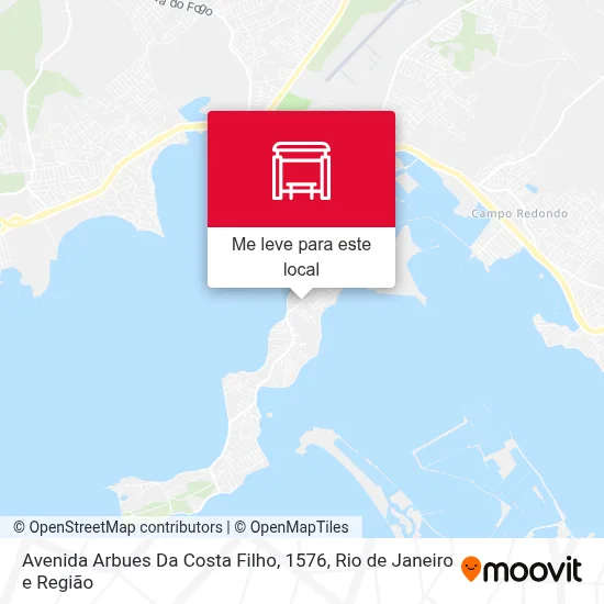 Avenida Arbues Da Costa Filho, 1576 mapa