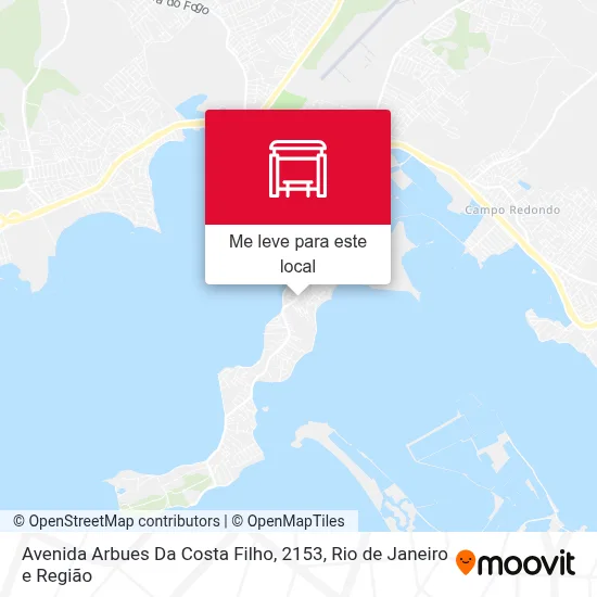 Avenida Arbues Da Costa Filho, 2153 mapa