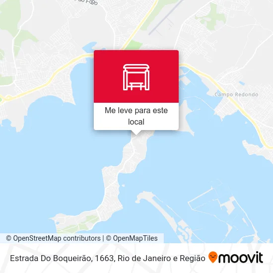 Estrada Do Boqueirão, 1663 mapa