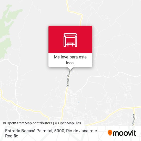 Estrada Bacaxá Palmital, 5000 mapa