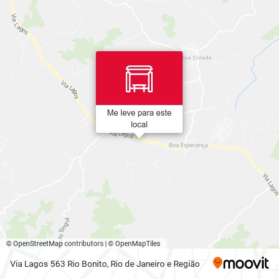 Via Lagos 563 Rio Bonito mapa