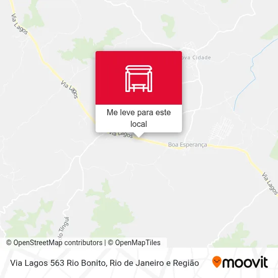 Via Lagos 563 Rio Bonito mapa