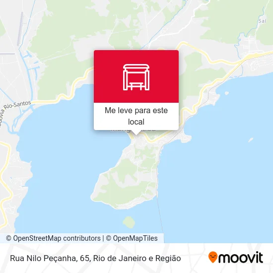 Rua Nilo Peçanha, 65 mapa