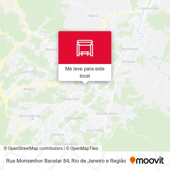 Rua Monsenhor Bacelar 84 mapa