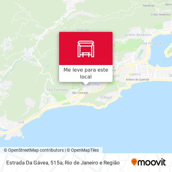 Estrada Da Gávea, 515a mapa