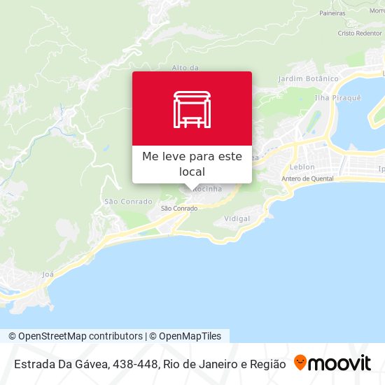 Estrada Da Gávea, 438-448 mapa