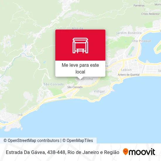 Estrada Da Gávea, 438-448 mapa
