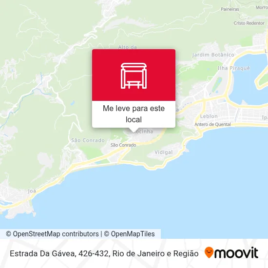 Estrada Da Gávea, 426-432 mapa
