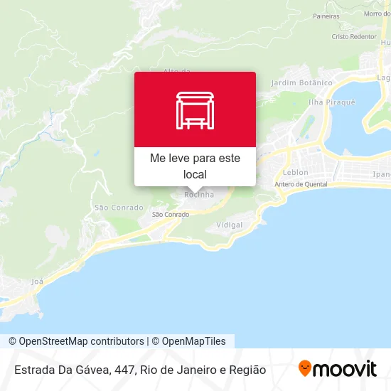 Estrada Da Gávea, 447 mapa
