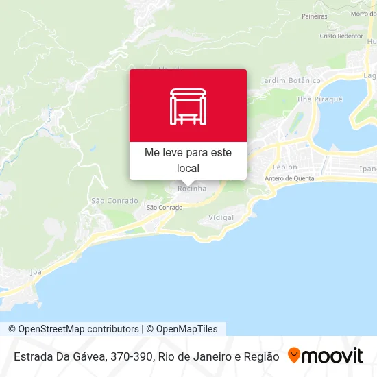 Estrada Da Gávea, 370-390 mapa