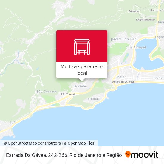 Estrada Da Gávea, 242-266 mapa