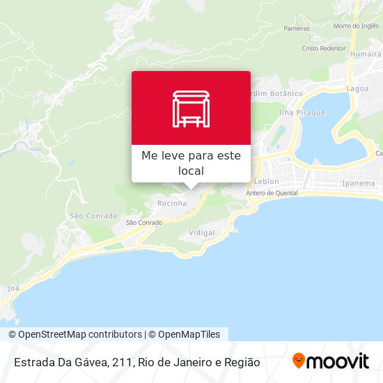Estrada Da Gávea, 211 mapa