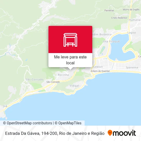 Estrada Da Gávea, 194-200 mapa