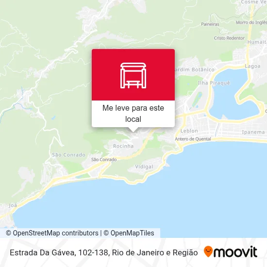 Estrada Da Gávea, 102-138 mapa