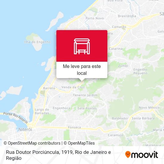 Rua Doutor Porciúncula, 1919 mapa