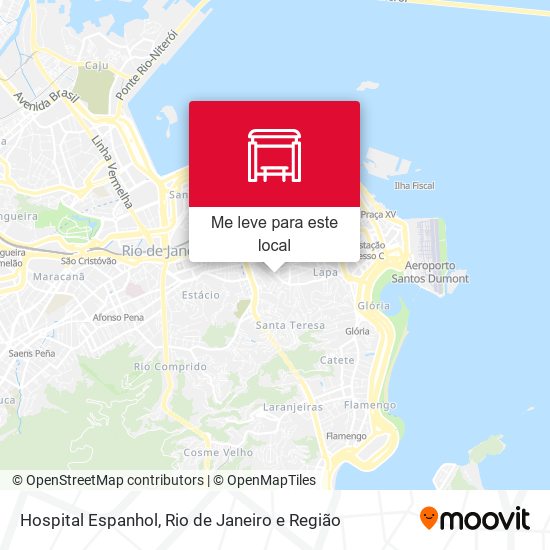 Hospital Espanhol mapa