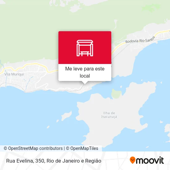 Rua Evelina, 350 mapa