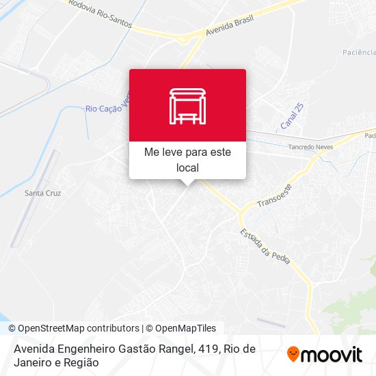 Avenida Engenheiro Gastão Rangel, 419 mapa