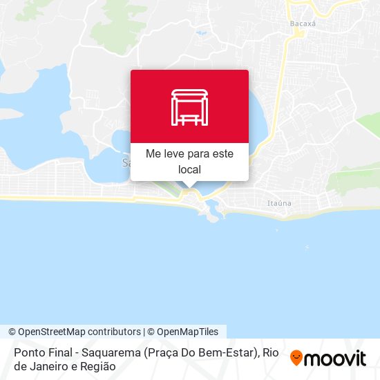 Ponto Final - Saquarema (Praça Do Bem-Estar) mapa