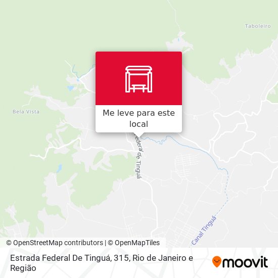 Estrada Federal De Tinguá, 315 mapa