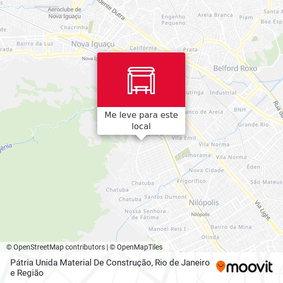 Pátria Unida Material De Construção mapa