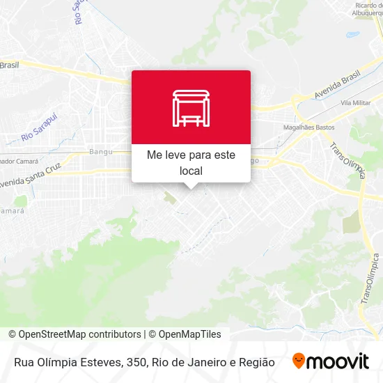 Rua Olímpia Esteves, 350 mapa