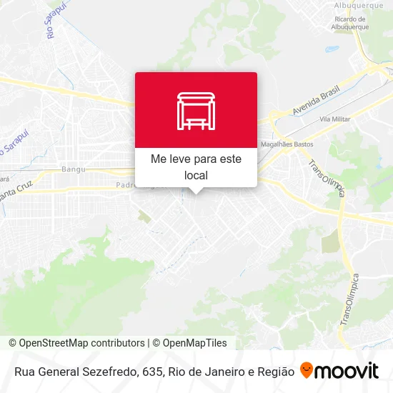 Rua General Sezefredo, 635 mapa