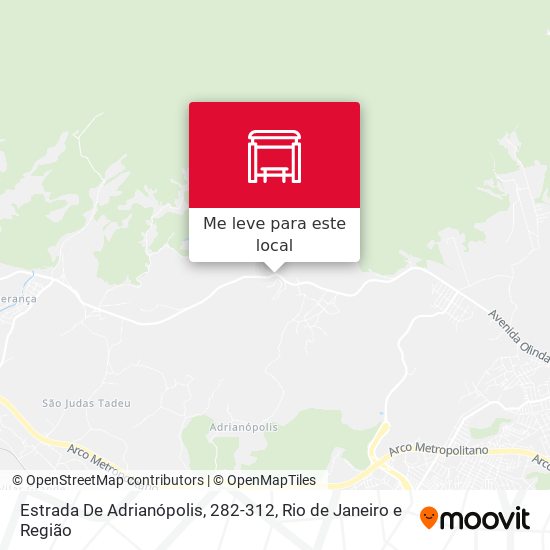 Estrada De Adrianópolis, 282-312 mapa