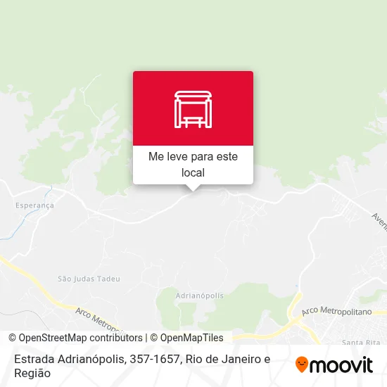 Estrada Adrianópolis, 357-1657 mapa
