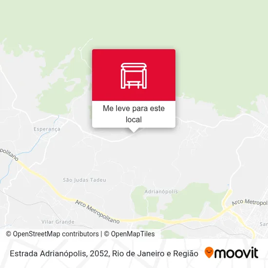 Estrada Adrianópolis, 2052 mapa
