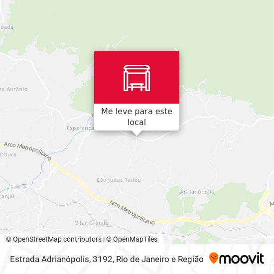 Estrada Adrianópolis, 3192 mapa