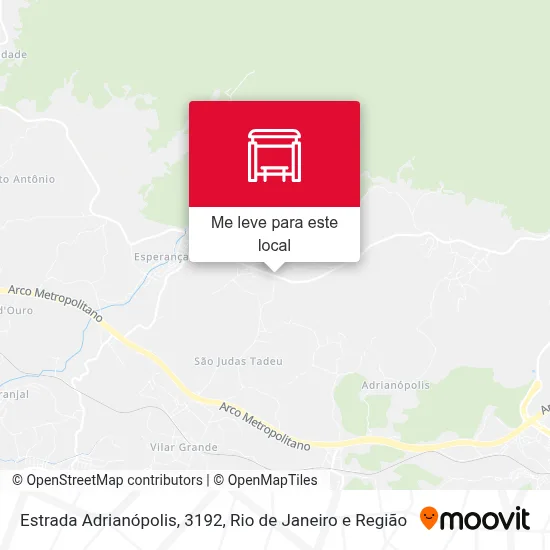 Estrada Adrianópolis, 3192 mapa