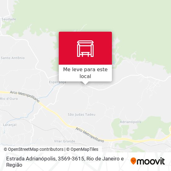 Estrada Adrianópolis, 3569-3615 mapa