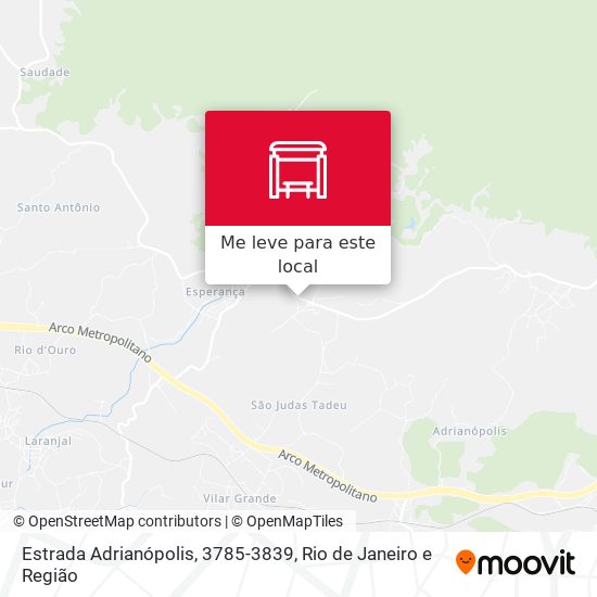 Estrada Adrianópolis, 3785-3839 mapa