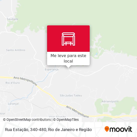 Rua Estação, 340-480 mapa