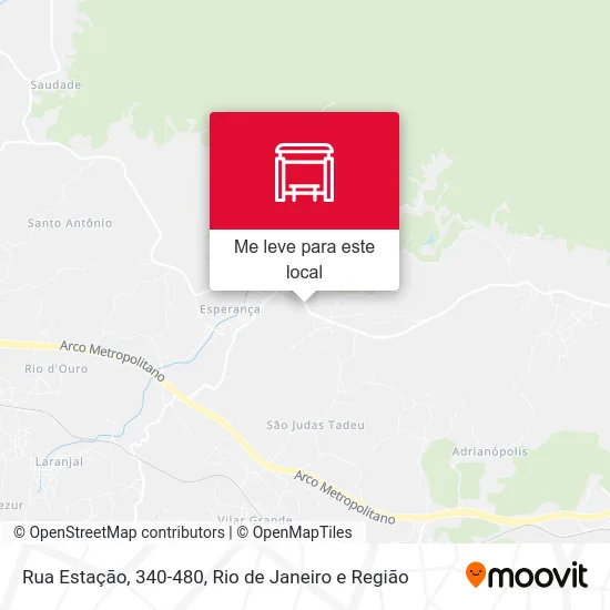 Rua Estação, 340-480 mapa