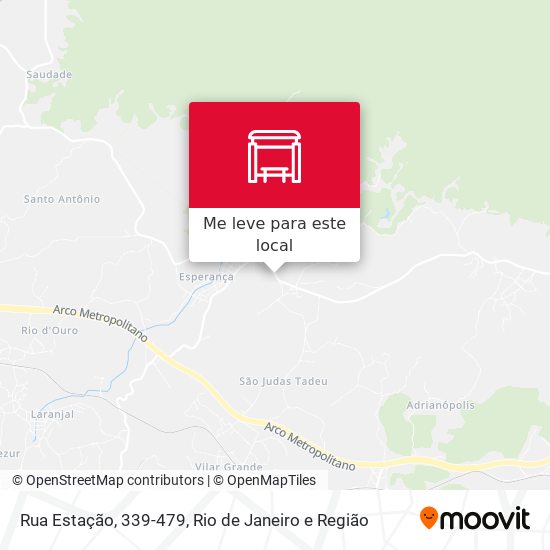 Rua Estação, 339-479 mapa