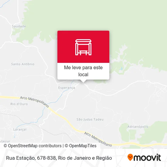 Rua Estação, 678-838 mapa