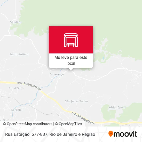 Rua Estação, 677-837 mapa