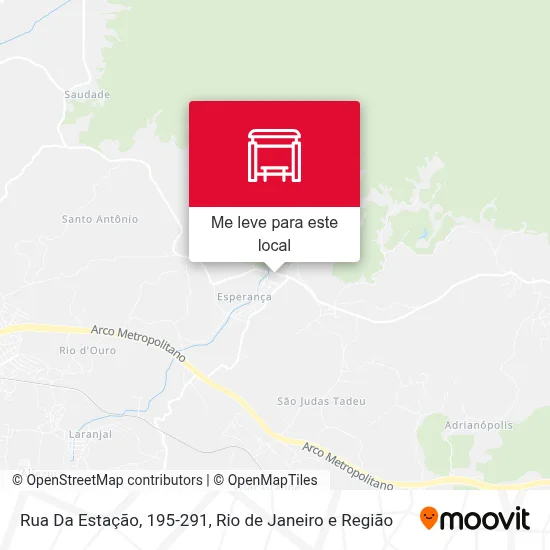 Rua Da Estação, 195-291 mapa